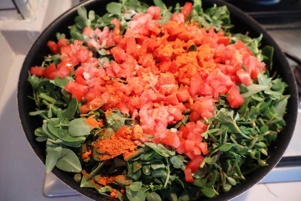 Zeytinyağlı Semizotu Yemeği